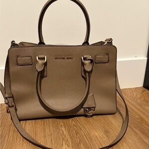 Michael Kors Brown Satchel Bag